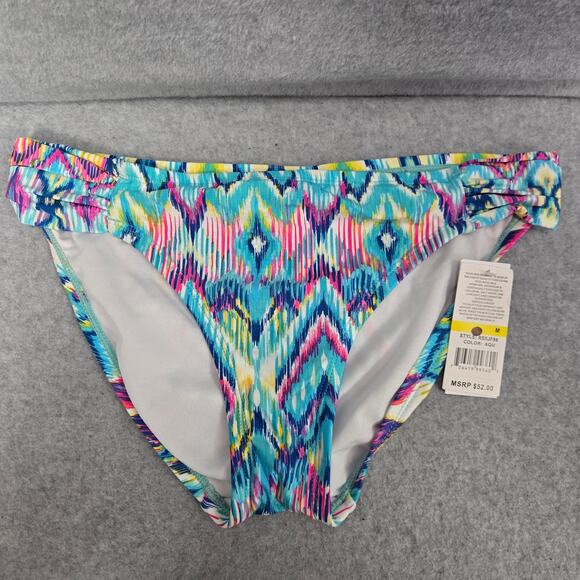 NEW Kenneth Cole Reaction Beauty In Belize Bikini Bottom Size Medium - Picture 1 of 6